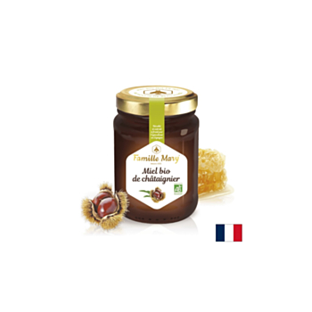 Miel bio de châtaignier/ Био пчелен мед от ядлив кестен, 230 g Famille Mary