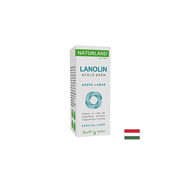 Подхранващ крем с ланолин, 10 g, Naturland
