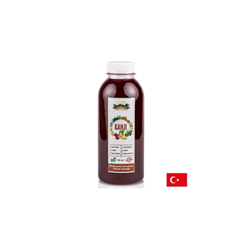 Пробиотична напитка от червено цвекло, моркови, хрян и джинджифил, 500 ml