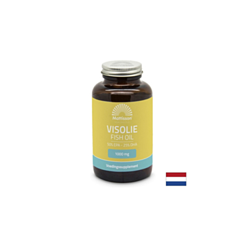 Рибено масло 1000 mg - EPA 455 mg/ DHA 230 mg, 60 капсули Mattisson Healthstyle