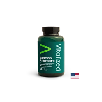 Спермидин + Ресвератрол и цинк x 30 капсули, Vitalaized Spermidine Resveratrol