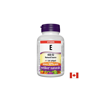 Vitamin E 400 IU - Витамин Е (d-алфа токоферил ацетат) 400 IU, 120 софтгел капсулиVitamin E 400 IU - Витамин Е (d-алфа токоферил ацетат) 400 IU, 120 софтгел капсули