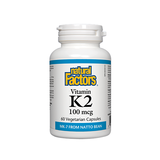 Natural Factors Vitamin K2/ Витамин К2 (MK-7) 100 mcg  капс. x 60