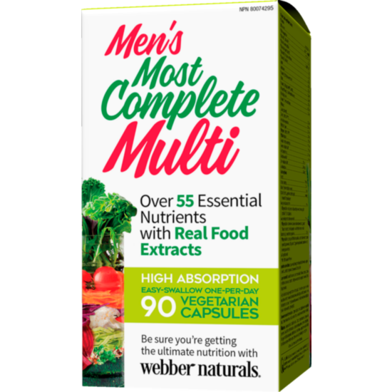 Webber Men’s Most Complete Multi / МУЛТИВИТАМИНИ ЗА МЪЖЕ КАПС. Х 90