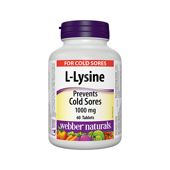 Webber L-Lysine 1000 mg / Л-ЛИЗИН ТАБЛ. 1000МГ Х 60