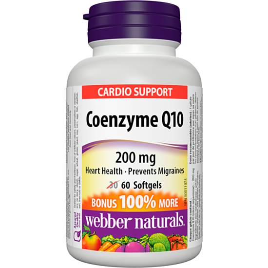 Webber Coenzyme Q10 / КОЕНЗИМ Q10 КАПС. 200МГ Х 60