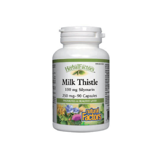 Natural Factors Milk Thistle / Бял трън капс. x 90