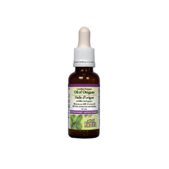 Natural Factors Organic Oil of Oregano /Риган, органик маслко мл. x 30