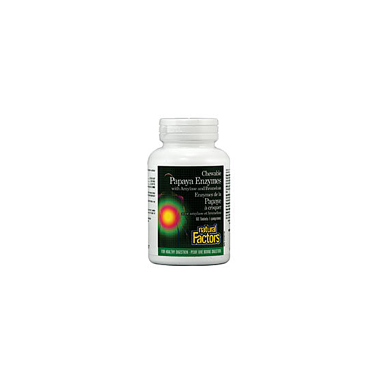 Natural Factors Papaya Enzymes / Папая ензими табл. x 60