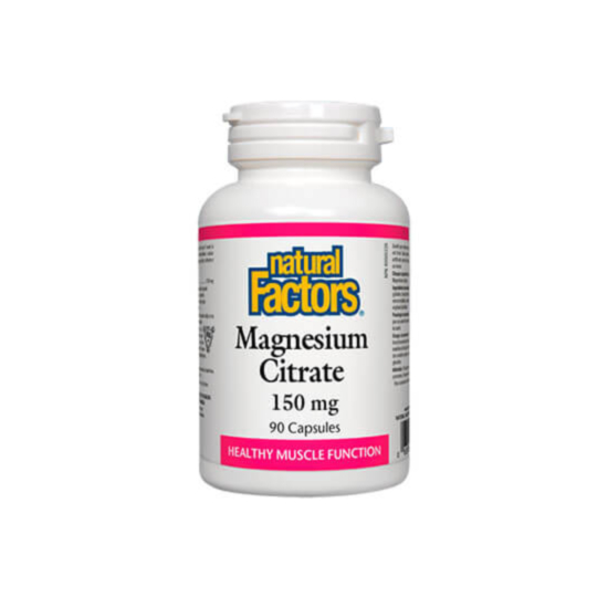 Natural Factors Magnesium Citrate / Магнезиев цитрат капс. x 90