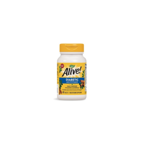 Alive! Diabetic Multivitamin Алайв! Мултивитамини за диабетици - Nature’s Way