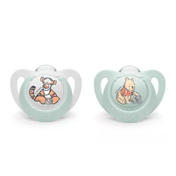 НУК ЗАЛЪГАЛКА МЕЧО ПУХ/ТИГЪР СИЛИКОН 6-18М 2БР 10736922