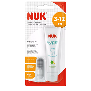 НУК ПРЪСТЧЕ ЗА МАСАЖ+ПАСТА ЗА ЗЪБИ 10256396