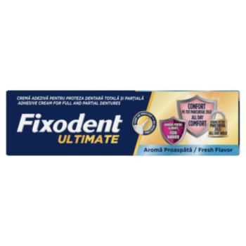 ФИКСОДЕНТ ФИКСИРАЩ КРЕМ ЗА ЗЪБНИ ПРОТЕЗИ ULTIMATE FRESH 40 ГР