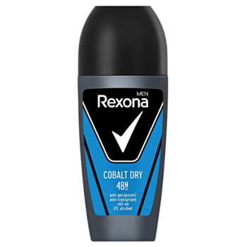 РЕКСОНА ДЕЗОДОРАНТ РОЛ-ОН МЕН COBALT DRY 50 МЛ