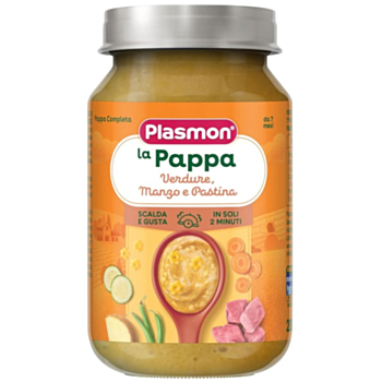 ПЛАЗМОН 2731 ПЮРЕ ОТ ЗЕЛЕНЧУЦИ, БЕБЕШКА ПАСТА И ГОВЕЖДО МЕСО 7М+ 200ГР