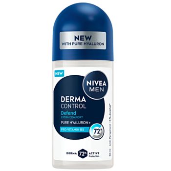 НИВЕА ДЕЗОДОРАНТ РОЛ-ОН МЪЖКИ DERMA CONTROL DEFEND 50МЛ 98952