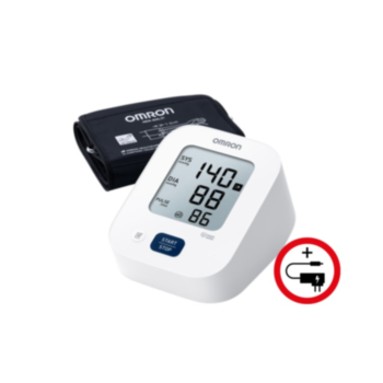 ОМРОН АПАРАТ ЗА КРЪВНО НАЛЯГАНЕ АВТОМАТИЧЕН М2 ПЛЮС + АДАПТОР 