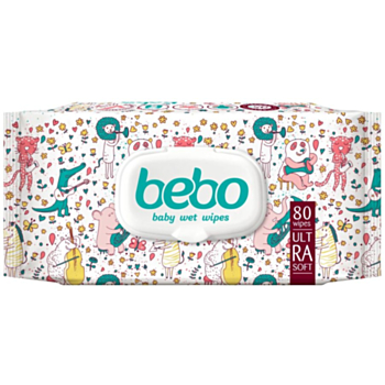 БЕБО ПЛЪТНИ ВЛАЖНИ КЪРПИЧКИ ULTRA SOFT 80 БР.