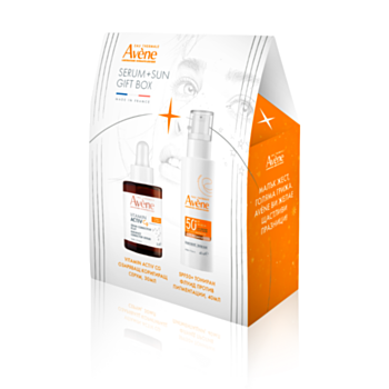 АВЕН КОМПЛЕКТ ВИТАМИН АКТИВ Cg ОЗАРЯВАЩ КОРИГИРАЩ СЕРУМ 30МЛ+СЛЪНЦЕ SPF50 ТОНИРАН ФЛУИД 40МЛ