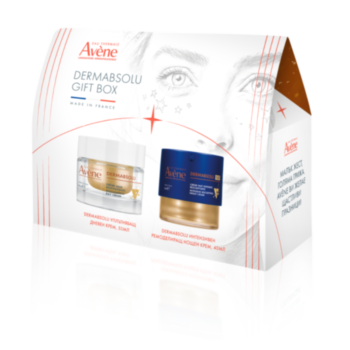 АВЕН КОМПЛЕКТ ДЕРМАБСОЛЮ ДНЕВЕН КРЕМ 50МЛ+НОЩЕН КРЕМ 40МЛ+АНТИ-ЕЙДЖ ФЛУИД SPF50 5МЛ