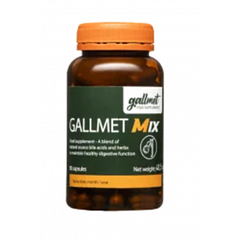 GALLMET MIX ХРАНОСМИЛАНЕ - ВОЛСКА ЖЛЪЧКА+РАСТИТЕЛНИ ЕКСТРАКТ КАПС. Х 90 109625GM С