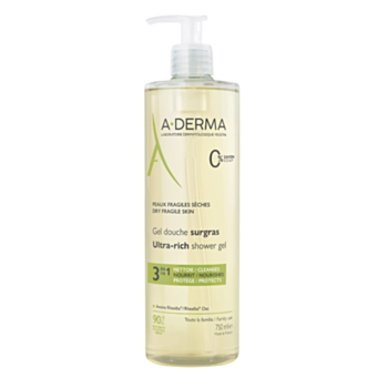 А-ДЕРМА СВРЪХОБОГАТЕН ДУШ ГЕЛ 3В1В 750МЛ
