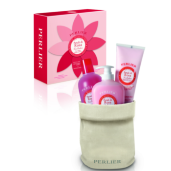 ПЕРЛИЕР КОМПЛЕКТ PETALI DI ROSA ДУШ ГЕЛ 500МЛ+КРЕМ ЗА ТЯЛО+ТЕЧЕН САПУН 300МЛ