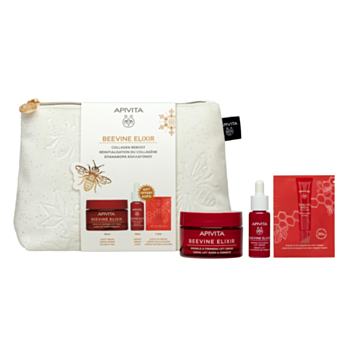 АПИВИТА КОМПЛЕКТ BEEVINE ELIXIR ДНЕВЕН ЛЕК КРЕМ 50МЛ+СЕРУМ 10МЛ+ОКОЛООЧЕН КРЕМ 1,5МЛ