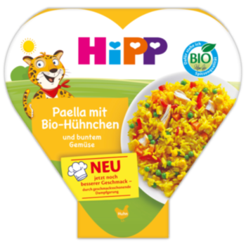 ХИП 8661 БИО ПЮРЕ ПАЕЛЯ ЗЕЛЕНЧУЦИ И ПИЛЕ 250ГР