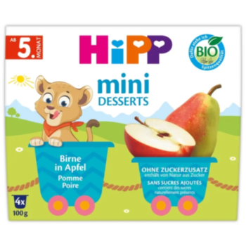 ХИП 5800 БИО ДЕСЕРТ КРУШИ И ЯБЪЛКИ 4Х100ГР