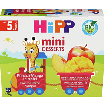ХИП 5805 БИО ДЕСЕРТ ПРАСКОВА МАНГО ЯБЪЛКА 4Х100ГР
