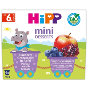 ХИП 5812 БИО ДЕСЕРТ БОРОВИНКИ НАР ЯБЪЛКА 4Х100ГР