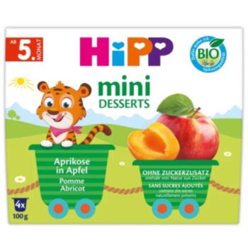 ХИП 5816 БИО ДЕСЕРТ КАЙСИИ И ЯБЪЛКИ 4Х100ГР