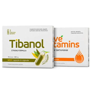 ВИТАСЛИМ ПРОМО КОМПЛЕКТ ЖИВИ ВИТАМИНИ КАПС. Х 30 + ТИБАНОЛ КАПС. Х 10
