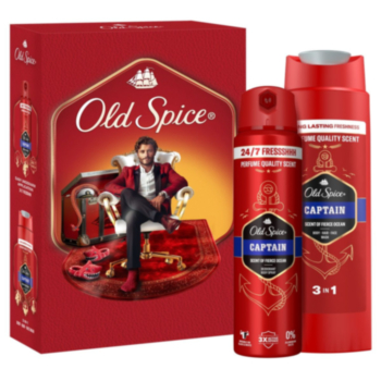 ОЛД СПАЙС КОМПЛЕКТ CAPTAIN ДУШ ГЕЛ 250МЛ+ДЕЗОДОРАНТ СПРЕЙ 150МЛ