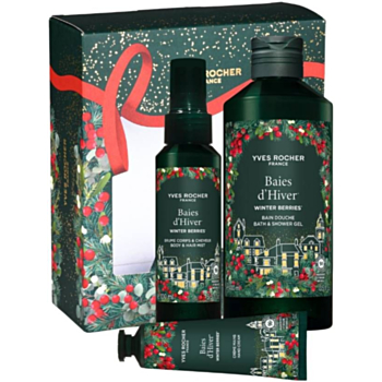 ИВ РОШЕ КОМПЛЕКТ ЗИМНИ ЧЕРВЕНИ ПЛОДОВЕ ДУШ ГЕЛ 400МЛ+МИСТ 100МЛ+КРЕМ ЗА РЪЦЕ 30МЛ