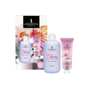 АФРОДИТА КОМПЛЕКТ SWEET DAYDREAM ДУШ ГЕЛ 250МЛ+КРЕМ ЗА РЪЦЕ 150МЛ