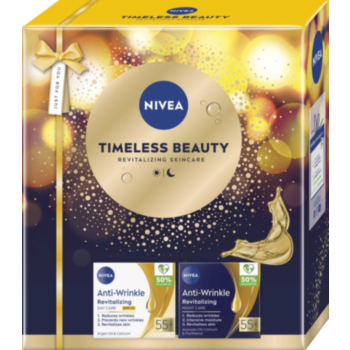 НИВЕА КОМПЛЕКТ TIMELESS BEAUTY ANTI-WRINKLE+ ДНЕВЕН КРЕМ 55+ 50МЛ+НОЩЕН КРЕМ 55+ 50МЛ