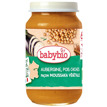 БЕЙБИ БИО ВЕГЕТАРИАНСКА МУСАКА С ПАТЛАДЖАН НАХУТ И ДОМАТИ 200ГР