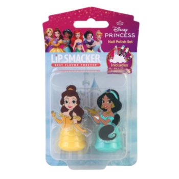 LIP SMACKER ДЕТСКИ КОМПЛЕКТ ДИСНИ ПРИНЦЕСИ ЛАКОВЕ ЗА НОКТИ И ПРЪСТЕНИ БЕЛ И ЖАСМИН 1580564