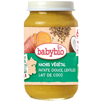 БЕЙБИ БИО ВЕГЕТАРИАНСКА КАША СЛАДЪК КАРТОФ ЛЕЩА И КОКОСОВО МЛЯКО 200ГР