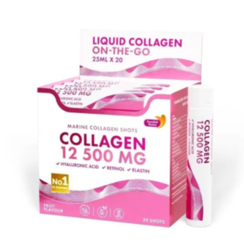 РИБЕН КОЛАГЕН 12 500МГ С РЕТИНОЛ, ХИАЛУРОН И ЕЛАСТИН 20 ФЛАКОНА Х 25МЛ SWEDISH NUTRA 