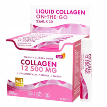 РИБЕН КОЛАГЕН 12 500МГ С РЕТИНОЛ, ХИАЛУРОН И ЕЛАСТИН 30 ФЛАКОНА Х 25МЛ SWEDISH NUTRA 