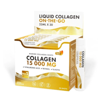 РИБЕН КОЛАГЕН 15 000МГ С РЕТИНОЛ, ХИАЛУРОН И ЕЛАСТИН 30 ФЛАКОНА Х 25МЛ SWEDISH NUTRA 