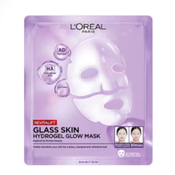 ЛОРЕАЛ РЕВИТАЛИФТ ФИЛЪР GLASS SKIN ХАРТИЕНА МАСКА 28ГР