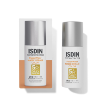 ИСДИН FOTOPROTECTOR FUSION WATER MAGIC REPAIR COLOR СЛЪНЦЕЗАЩИТЕН КРЕМ ПРОТИВ СТАРЕЕНЕ SPF50 50МЛ