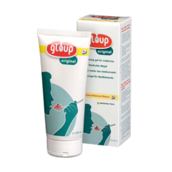 GLOUP ORIGINAL ГЕЛ ЗА ПРЕГЛЪЩАНЕ НА ТАБЛЕТКИ С ВКУС НА ЯГОДА И БАНАН 150МЛ