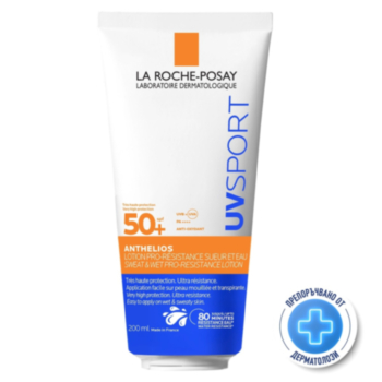 ЛРП АНТЕЛИОС SPF50+ UVSPORT ЛОСИОН ЗА ВЛАЖНА КОЖА 200МЛ 945110