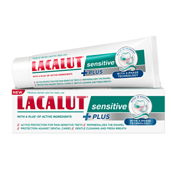 ЛАКАЛУТ ПАСТА ЗА ЗЪБИ СЕНЗИТИВ ПЛЮС 75МЛ П